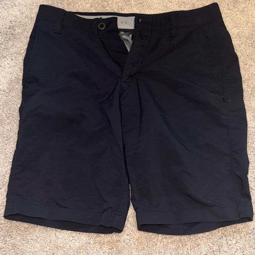 Under Armour Men's Black Golf Shorts